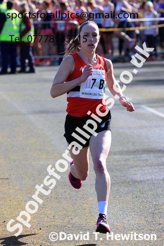 Senior womens 2024 Elswick Harriers Good Friday Relays, Newburn, Newcastle Upon Tyne  Photo: David T. Hewitson/Sports for All Pics